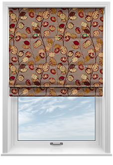 Honesty, Cerise - Twist&Fit Roman Blind